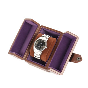 Boîte de <span class=keywords><strong>montre</strong></span> de <span class=keywords><strong>luxe</strong></span> personnalisée Oem en cuir Pu, <span class=keywords><strong>étui</strong></span> de voyage personnalisé pour <span class=keywords><strong>montre</strong></span> <span class=keywords><strong>à</strong></span> double porte pour hommes, boîte de rangement - Product Image 6