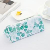 Étui à lunettes de soleil fait main de la série Cactus avec impression de logo personnalisé, boîte d'emballage de lunettes pliables en PU tendance