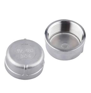 KQ Nhà Máy SS 201 316 304 Thép Không Gỉ <span class=keywords><strong>Npt</strong></span> Bspt Bsp Threaded Cắm Ống Phù Hợp Nắp Tròn - Product Image 1