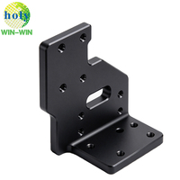 Support de caméra pour bras robotisé de précision, fixation latérale en L, usinage CNC 5 axes en aluminium, usinage CNC personnalisé