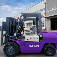 Forklift Internal Combustion 3 Ton 3.5 Ton 4 Ton 5 Ton yang Layak Dibeli, Triplex Mast, Side Shifter, Portable, Hidrolik, Kokoh
