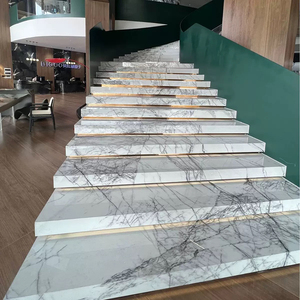 Panneau flexible de feuille de pierre frittée de 6mm pour la surface de meubles de porte d'armoire et le revêtement mural commercial - Product Image 1