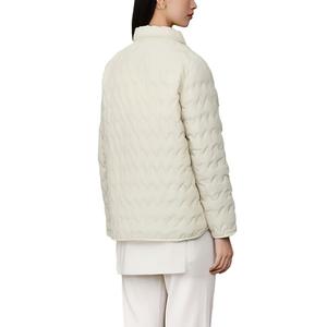 Vêtements <span class=keywords><strong>d</strong></span>'extérieur chics pour femmes, <span class=keywords><strong>manteau</strong></span> court matelassé avec surpiqûres ondulées, élégant, <span class=keywords><strong>chaud</strong></span> et confortable pour toute la journée - Product Image 2