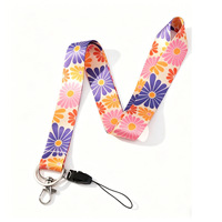 Lanière personnalisée en polyester avec impression par sublimation couleur intégrale, pour carte d'identité, téléphone, accessoire d'événement, vente en gros