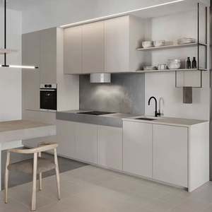 Gabinete de Cocina Comercial de Madera Contrachapada, Diseño Personalizado, Precio Directo de Fábrica, Gabinete de Cocina Moderno de Alta Calidad - Product Image 4