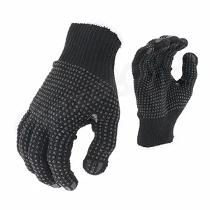 MaxiPact Factory supplier pvc dotted cotton safety gloves for industrial construction