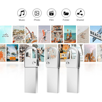 Flashdisk Mini USB Metal Tahan Air Laris Manis 64GB Pendrive 32gb 64gb 128gb 256Mb USB Memorias
