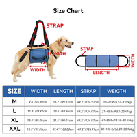 Harnais de rééducation robuste pour chien, Sangle de mobilité pour grand chien pour dysplasie de la hanche et blessures articulaires, Vente directe usine OEM ODM