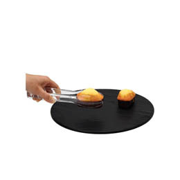 Wholesale 22 cm 9 Inch Long Unbreakable Polycarbonate <strong>Plastic</strong> <strong>Tongs</strong> for Bakery Barbecue Buffet-Utensils - Product Image 2
