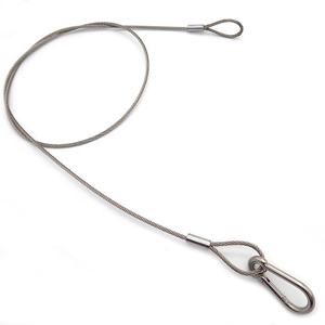 Döngüler ve kancalar ile özel paslanmaz çelik kablo, ağır bisiklet kilit kanca esnek güvenlik çelik kablo tel kilit ve zincir - Product Image 3