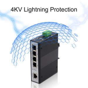 <span class=keywords><strong>Switch</strong></span> <span class=keywords><strong>Ethernet</strong></span> Industriale OEM/ODM da Fabbrica, Montaggio su Guida DIN, 1000Mbps, 1-24 Porte RJ45 + 1-8 SFP <span class=keywords><strong>Gigabit</strong></span>, PoE/Non-PoE - Product Image 5