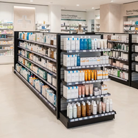 Vitrine à pain en métal noir, présentoir ouvert pour pâtisseries, étagère de supermarché, présentoir alimentaire pour boulangerie