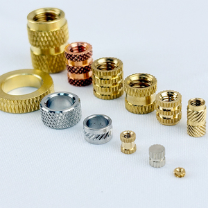 Tùy chỉnh thực hiện chính xác Brass CNC các bộ phận công Brass Lathe chuyển các bộ phận Brass chèn Nut Knurled Nut OEM CNC gia công - Product Image 3