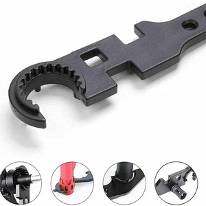 ประแจวงล้อ AR15 ปลายคู่ เหล็กกล้าคาร์บอน 1.9 นิ้ว ปากหยัก เกรดอุตสาหกรรม - Product Image 3