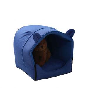 Factory Price Pet Cat Soft Sided Cage Warm Winter <b>Nest</b> Soft Foldable Dog Sleeping House Cat <b>Nest</b> With Mat - Product Image 4