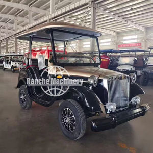 รถยนต์ไฟฟ้าที่สามารถปรับแต่งสีได้ รถกอล์ฟสำหรับเที่ยวชมสถานที่ รถยนต์ไฟฟ้าสไตล์เรโทรคลาสสิก รถยนต์ไฟฟ้าคลาสสิกที่ถูกกฎหมายสำหรับการขับขี่บนท้องถนน - Product Image 1