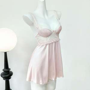 ชุดชั้นในลูกไม้ปักลายชุดชั้นในเซ็กซี่สำหรับผู้หญิงชุดนอนกลางคืนดีไซน์ใหม่เร้าอารมณ์ - Product Image 5