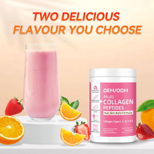 Péptidos de Colágeno Multi Tipo I, II, III, V, X en Polvo con Vitamina C, Apoya la Salud de la Piel, Cabello y Uñas - Product Image 6