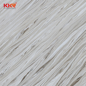 Hot Bán Vật liệu xây dựng nhà bếp worktop benchtop bề mặt Hội Đồng Quản trị tinh khiết đá cẩm thạch lớn slab sửa đổi acrylic rắn bề mặt tấm - Product Image 2