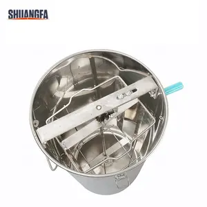 Low Price Honey centrifuge,Honey processing machine 2 frames manual centrifugal honey extractor machine