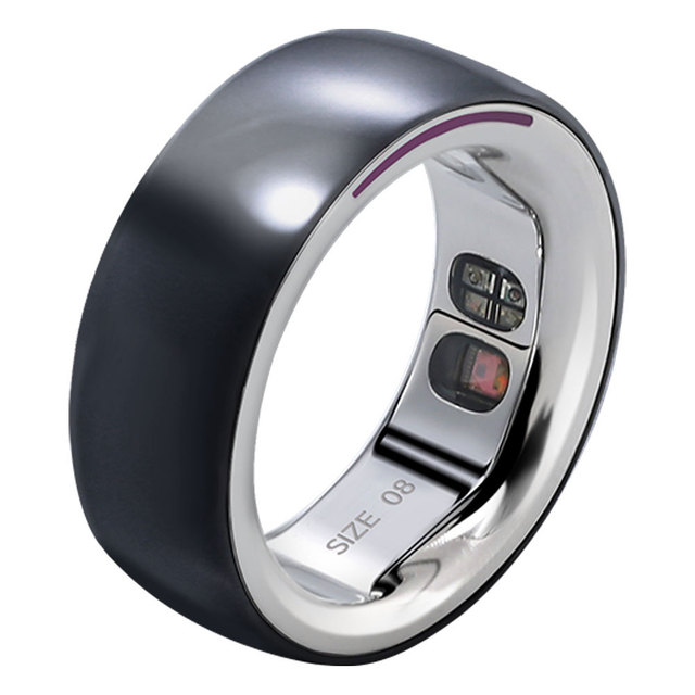 Hot Selling Screen Touch Blood Oxygen Heart Rate Monitoring Sleep Tracking Sport Record Sos Smart Rings for Men Women