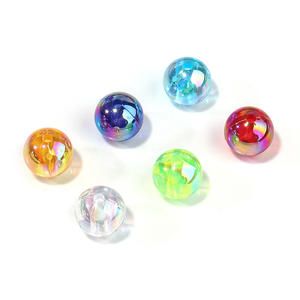100pcs Acrylic <strong>Magic</strong> Color Round <strong>Bead</strong> AB Color Straight Hole Mixed Transparent Color <strong>Bead</strong> Manufacturer Wholesale - Product Image 5