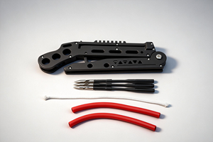 Tirachinas Plegable con Construcción de Fibra de Carbono de Alta Resistencia, con Puntas de Flecha de Bola de Acero con Emisión de Láser - Product Image 5