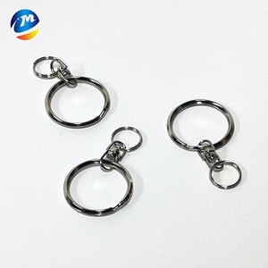 Porte-clés personnalisé <span class=keywords><strong>en</strong></span> <span class=keywords><strong>métal</strong></span> zinc de 32 mm, <span class=keywords><strong>anneau</strong></span> de clé <span class=keywords><strong>en</strong></span> fer avec finition zincée durable - Product Image 4