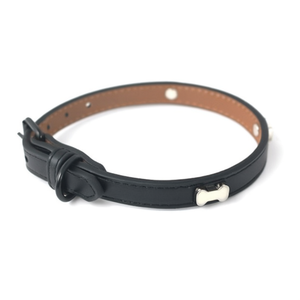<b>Glow</b> <b>In</b> <b>The</b> <b>Dark</b> Bone Pu Neck Brace For Pets 60 Cm With Adjustable Buckle - Product Image 3