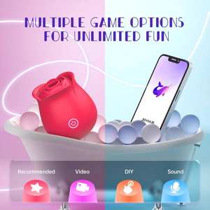 Consolador vibrador para mujeres juguetes sexuales consoladores pareja lesbiana <span class=keywords><strong>Newworld</strong></span>-con 6 y modos de vibración chupete adecuado Rosa ventosa - Product Image 2