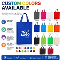 Sacs en non-tissé personnalisés avec logo imprimé, sacs écologiques pour le shopping, sacs promotionnels pour la publicité, sacs cadeaux