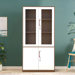 Moderno archivador de oficina de 3 capas archivador de acero con 3 puertas para oficina en casa o escuela precio de fábrica - Product Image 1