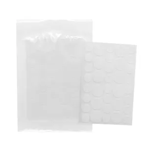 Invisible Acne Pimple Patch With Perforated White PET Backing Sheet 12mm Diameter