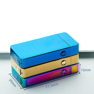 Tendance Produits Chauds Double Arc Électrique Usb Rechargeable Briquet Machine De Fabrication Filles Briquets Cigarette - Product Image 1