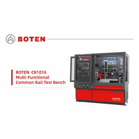BOTEN Probador de Inyectores Diésel Multicanal Common Rail CR1016 Equipo de Prueba Banco de Pruebas HEUI