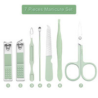 Kit de manucure et pédicure professionnel de qualité supérieure, très vendu, outil de soin personnel, ensemble d'instruments de beauté pour manucure et pédicure