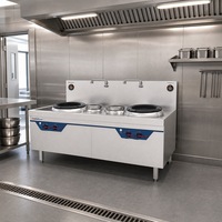 Cuisinière industrielle modulaire pour restaurant, idéale pour les chaînes de restauration rapide, les cantines scolaires et la restauration.