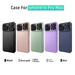 Cross-border supply, suitable for Apple <b>iPhone</b> 16 Pro Max: lens window bracket, full-coverage, drop-proof, with magnetic ring fo - Product Image 1