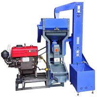 Machine à décortiquer le riz combinée avec rouleau en caoutchouc pour un décorticage à haut rendement