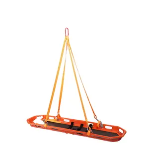 Marine Rescue Basket Stretchers Plastic Frame Helicopter Rescue Integrated With Straps Emergency Basket Stretcher
