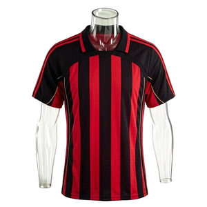 เสื้อฟุตบอลย้อนยุคแบบดิจิทัลพิมพ์ลายสโมสรมิลาน รุ่นเหย้า ทีมเยือน ชุดที่สาม  แบบเรโทร  สามารถปรับแต่งดีไซน์ได้  OEM - Product Image 2