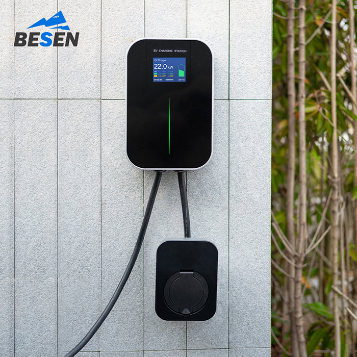 32A 3 фазы EVSE электромобиль Wallbox EV домашнее зарядное устройство iec62196-2 Wallbox EV зарядное устройство Уровень 2 с разъемом типа 2