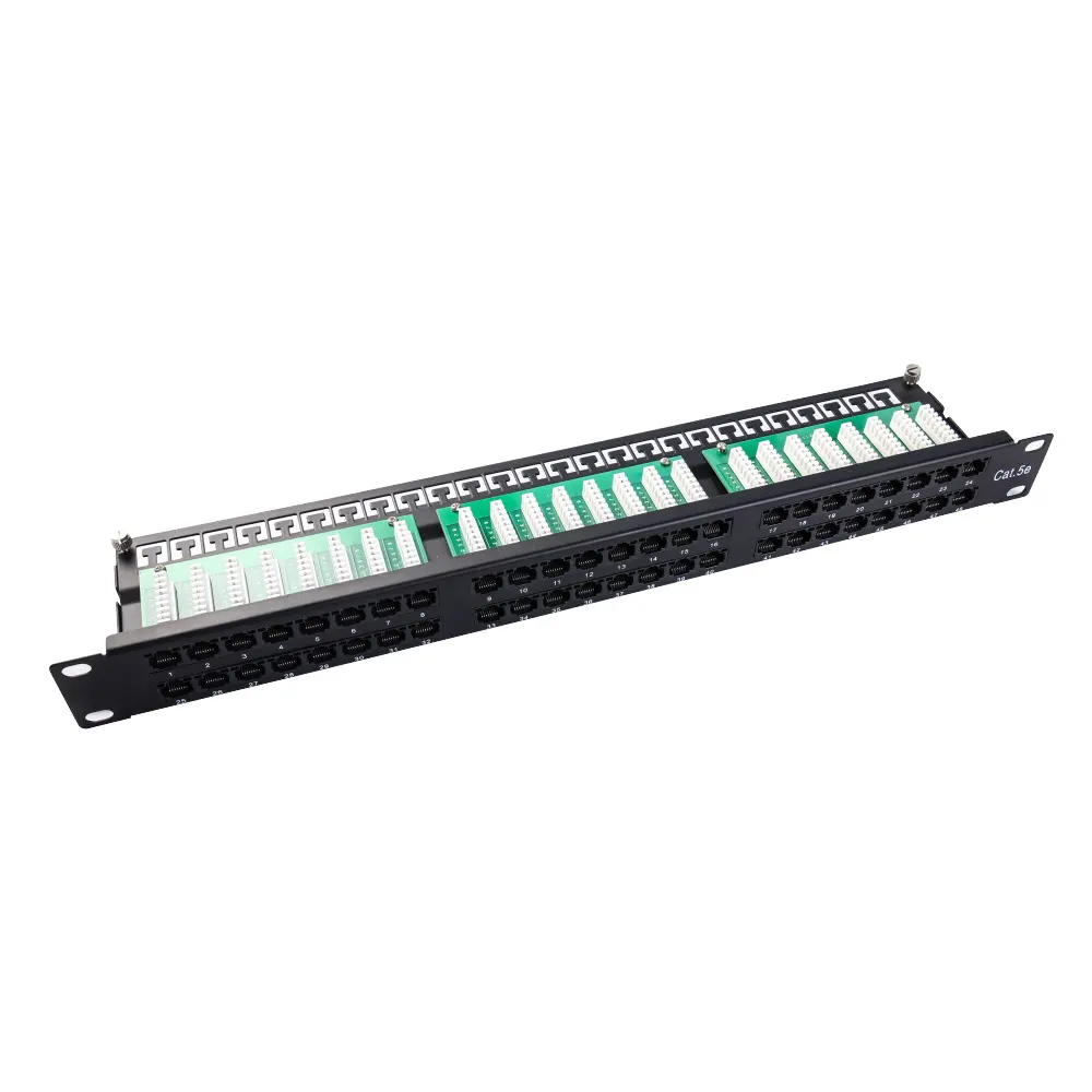 Patch Panel Cat5e Utp 48 Poort Patch Paneel Krone 90 Graden