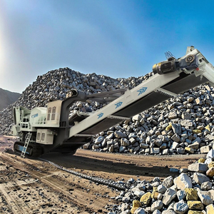Stazione Mobile di Frantumazione a Contromarcia su Cingoli per Rifiuti Edili, Frantoio a Mascelle per Minerali e Granito - Product Image 1