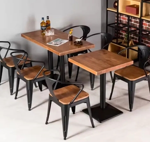 Moderno in <span class=keywords><strong>legno</strong></span> di <span class=keywords><strong>marmo</strong></span> metallo <span class=keywords><strong>cucina</strong></span> pranzo in <span class=keywords><strong>legno</strong></span> tavoli e sedie - Product Image 2