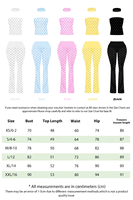 Ensemble d'été 2 pièces pour femme avec logo personnalisé, haut bustier à pois et pantalon évasé taille haute, en Spandex/Coton respirant