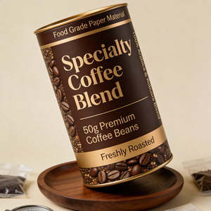 Emballage <span class=keywords><strong>en</strong></span> tube de papier pour grains de <span class=keywords><strong>café</strong></span> de style europé<span class=keywords><strong>en</strong></span> |   Bidon Premium Durable - Product Image 4