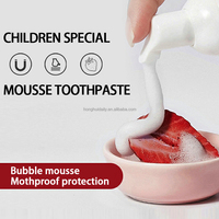 Formule organique portable pour enfants et adultes, Mousse de blanchiment des dents, dentifrice liquide