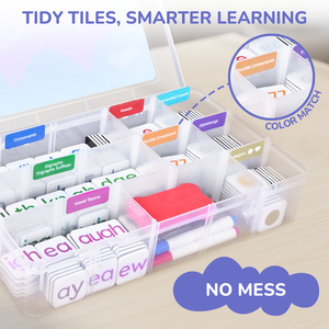 จอยแคท แม่เหล็กโฟนิคส์ ตัวต่อแม่เหล็ก<span class=keywords><strong>ภาษา</strong></span>อังกฤษ ABC ของเล่นเสริมพัฒนาการ<span class=keywords><strong>เด็ก</strong></span> ของเล่นการศึกษาปฐมวัย อุปกรณ์ช่วยสอนสำหรับการเรียนที่บ้าน - Product Image 5