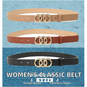 <span class=keywords><strong>Cintura</strong></span> da Donna alla Moda in Stile Casual con Fibbia in Lega di Zinco, Nuovo Design Classico, Sconto del 99% - Product Image 2